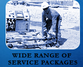 WIDE RANGE OF SERVICE PACKAGES